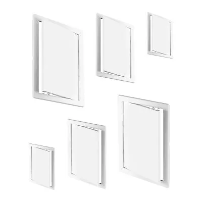 High Quality White Access Panel Inspection Hatch Plastic Revision Door All Size • £11.49