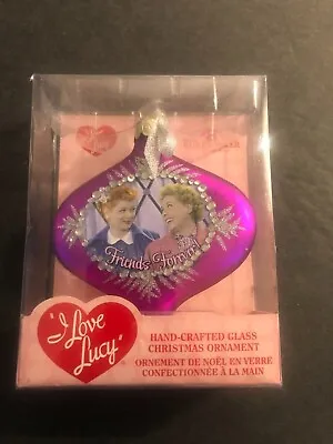Kurt S. Adler  I Love Lucy  Friends Forever! Hand-Crafted Glass Ornament NIP • $29.99