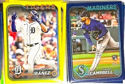 2024 Topps Series 1 Parallels: MISC BLUE BORDER & YELLOW BORDER - Pick From List • $1.29