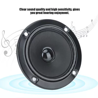 3 Inch Woofer Subwoofer Speaker Unit HIFI 4ohm 20W Deep Bass Loudspeaker FOD • $18.41