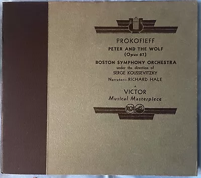 Prokofiev Three 78 Rpm Records Victor Music Masterpiece • $17