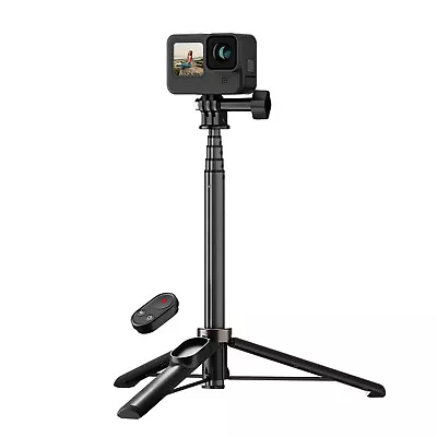 Bluetooth Remote Control Clip Tripod Adapter For Gopro Hero 10 9 8 MAX Camera • $62.46