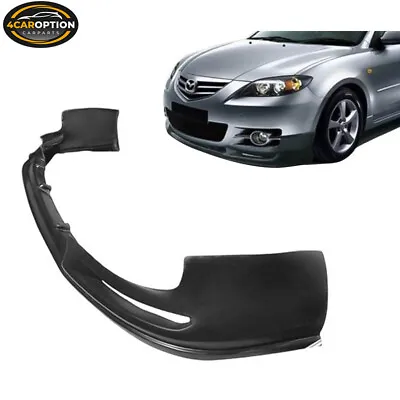 Fits 04-06 Mazda 3 Mazda3 S-Type Front Bumper Lip Spoiler Splitter PU • $86.99