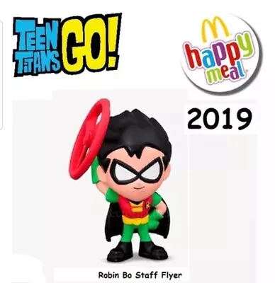 McDonald's 2019 Teen Titans Go! Happy Meal Toy - #1 Robin Bo Staff Flyer • $9.99