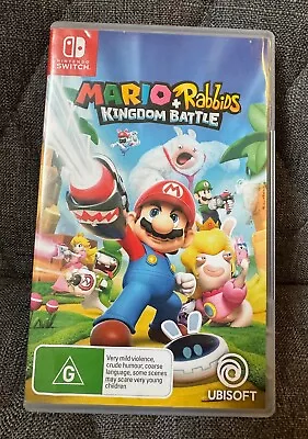 FREE POSTAGE Nintendo Switch Mario & Rabbids Kingdom Battle • $35