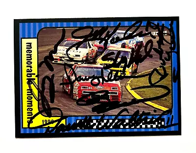 Allison Gordon Elliott Waltrip Marlin Yates NASCAR Maxx Autographed Signed • $74.99