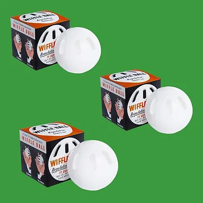 OFFICIAL WIFFLE® BALLS 3 Baseball In Boxes Fun Summer Toys - Active Play Sandlot • $13.49