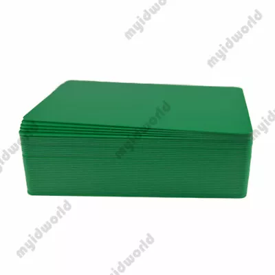 500 Green PVC Cards CR80.30 Mil High Quality Credit Card Size - Seal • $55.95