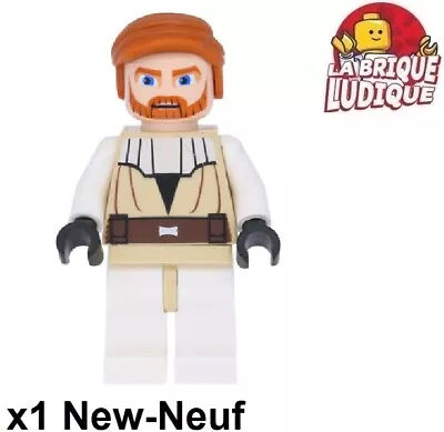 LEGO Figurine Minifig Star Wars Obi-Wan Large Eyes Sw0197 New • $30.22