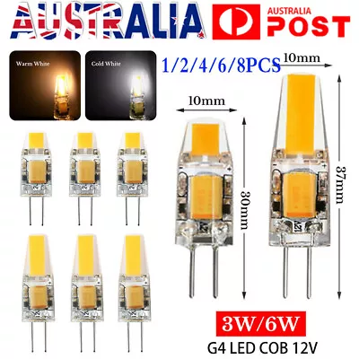 Dimmable G4 LED COB 3W 6W Light Bulb Capsule Lamp Replace Halogen Bulb AC DC 12V • $18.01