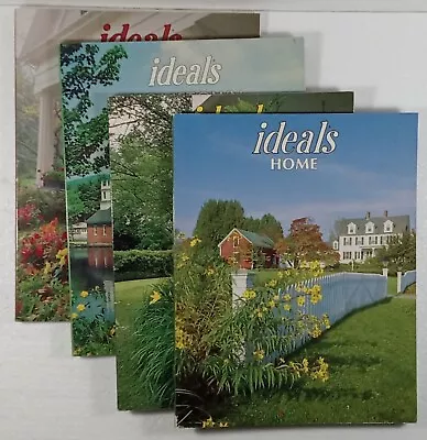 Lot Of 4 Ideals HOME HOMETOWN  Magazines Vintage One Has Writing On First Page  • $13.60