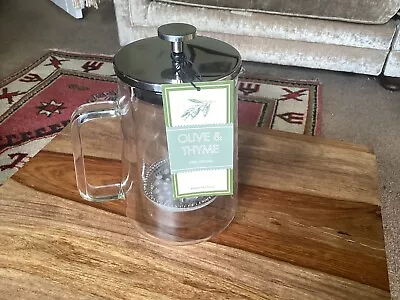 Olive&time 600ml Cafetière Double Wall Coffee Maker.Glass • £10