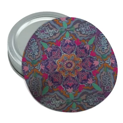 Purple Floral Mosaic Pattern Round Rubber Non-Slip Jar Gripper Lid Opener • $5.99