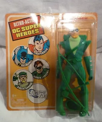 World’s Greatest Heroes 8  Mego Style Figures Toy Comp Green Arrow MOC • $15