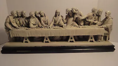 Vintage Marwal Ind. Inc.   The Last Supper   Christian Statue-Signed Easter Day • $165