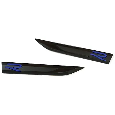 Original VW Golf 8 R Badges Fender Side Emblem Logo Black / Blue • $132.05