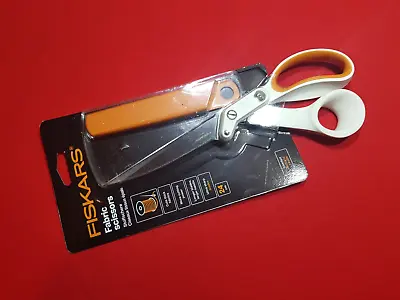 FISKARS FABRIC SCISSORS CUTS THICK FABRIC 24cm • £20