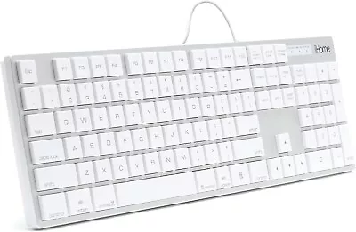 IHome Full Size Wired Keyboard: Compatible W/ Apple IOS Or Windows - Sleek Mac • $18.99