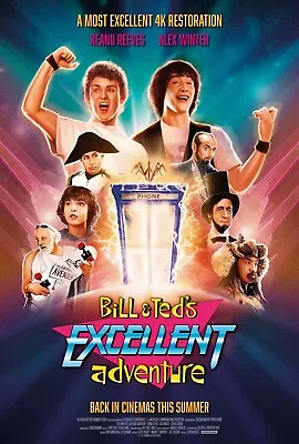 Bill & Ted's Excellent Adventure Poster  - 11 X 17 - Keanu Reeves Alex Winter • $13.96