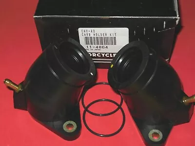 2 New K&L 98-11 XVS650 V-star Carb Holders Intake Manifold Boots And Orings Kit • $69.74