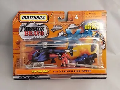 Matchbox Mission Bravo ROTOR RAT Helicopter Set 1999 Rare New • $30.14