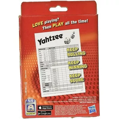 NEW Hasbro Yahtzee Score Cards Single 80 Count Brand New • $8.93