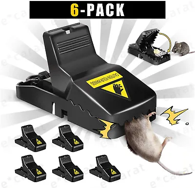 6 Pack Mouse Traps Rat Mice Killer Snap Trap Power Rodent Heavy Duty Pest Trap • $7.99