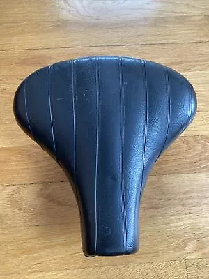 Vintage Persons Black Bicycle Spring Seat Saddle Made In USA 60s 70s • $39.99