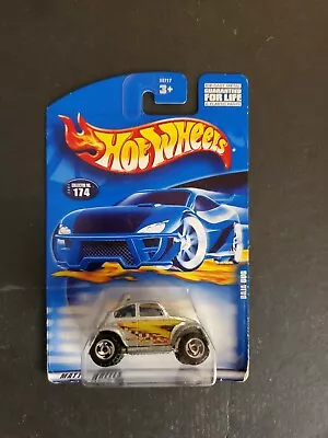 2001 Hot Wheels Baja Bug Metal Engine/Base Off-Road Razor Wheels Col. #174   • $3.50