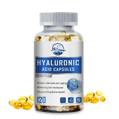 Hyaluronic Acid 850mg 120 Capsules Vitamin C 30 Mg For Joint And Skin Health • $12.65