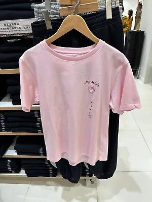 NWT UNIQLO UT Sanrio Characters My Melody Pink Graphic Short Sleeve T-shirt TEE • $28