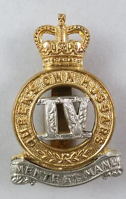 Military Q/C Cap Badge 4th Queen's Own Hussars British Army • £5.50