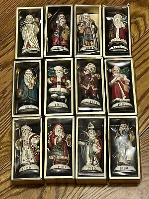 Vtg Lot 12 Memories Of Santa Ornaments 1850 1880 1910 & More • $165