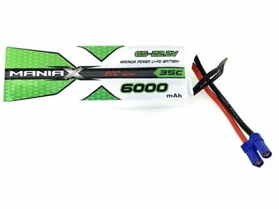 £123.24 • Buy 6S 6200mAh 22.2V 35C Maniax LiPo MX6200-6S-35