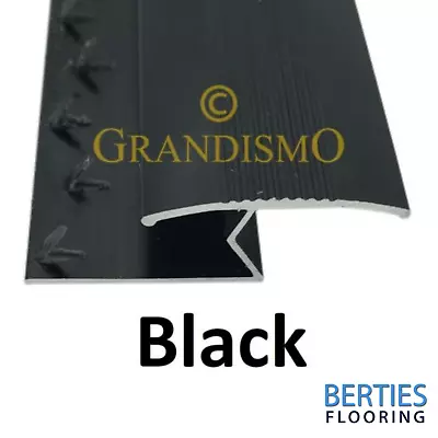 £8.50 • Buy Carpet To Tile / Laminate / Wood - Z Edge- Metal Strip Trim Threshold / Door Bar