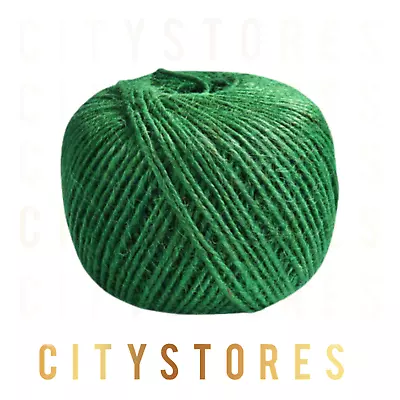 £5.92 • Buy 130m Ball Jute String Green Twine Shabby Rustic Soap Gift Decoration Vintage 