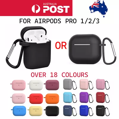 Shockproof Headphone Case Silicone Cover Gel Skin For AirPods 1 2 3 Airpods Pro • $3.85