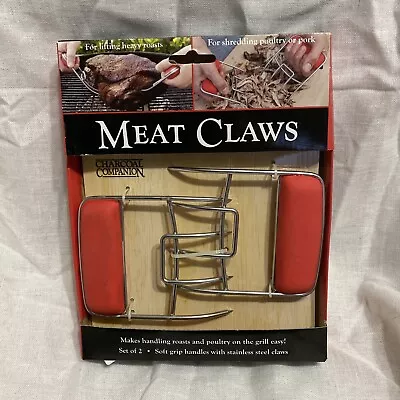 Union Square Group Charcoal Companion Meat Claws Lifter And Meat Shredder (Red) • $14.99