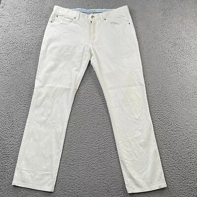 Peter Millar Golf Pants Men's 34x30 Flat Front Stretch Pima Cotton Blend  Chino • $24