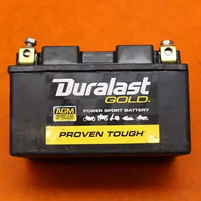 2006-2016 Yamaha Yzf R6 R6r Agm Duralast Gold Battery Ytz-10s00-00-00 • $60