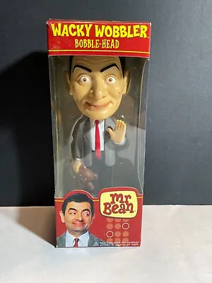 FUNKO Mr. Bean Rowan Atkinson Wacky Wobbler Bobble-Head Figurine 7  - 2007 NIB • $16.99