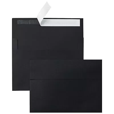 Silunkia 50 Packs Black 5 X 7 Envelopes Blank A7 Envelopes For Invitations Pr... • $11.51
