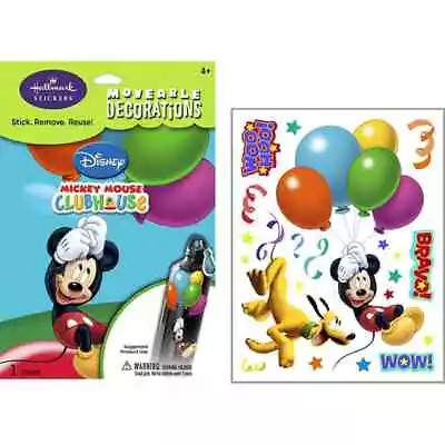 Mickey Mouse Pluto Disney Birthday Party Favor Moveable Sticker Decorations • $7.47