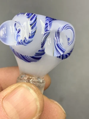 $18 • Buy Colorful Slide Bowl 14mm Water Pipe Hookah Head Piece Thick Glass Slide Bowl