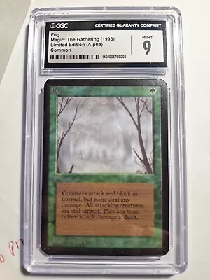 *Alpha Fog* MTG CGC 9 MINT Magic The Gathering Free Ship! • $99.99