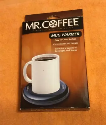 NEW Mr. Coffee Tea Soup Hot Beverages MWBLK Mug Warmer For Office Home Use • $7