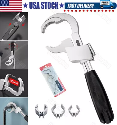 Adjustable Wrench Multifunctional Universal Open End Wrench Bathroom Repair Tool • $15.99