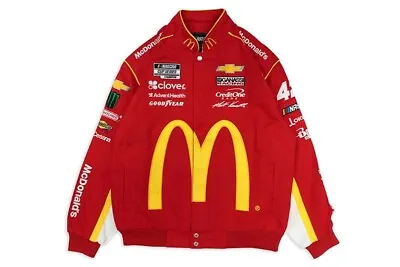 JH Design MATT KENSETH McDonald's NASCAR TWILL JACKET Size XL • $345.67