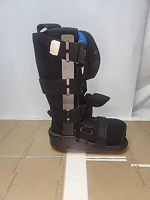 BREG Walking Boot Medical High Top Ankle Surgery Brace Sz Large Air Pump Lift • $17.95