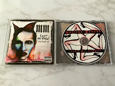 Marilyn Manson Lest We Forget CD ORIGINAL 2004 Interscope Personal Jesus OOP! • $12.99